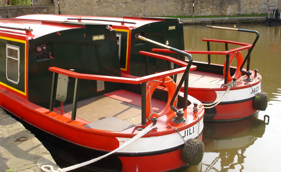 Jack & Jill Moored in Skipton