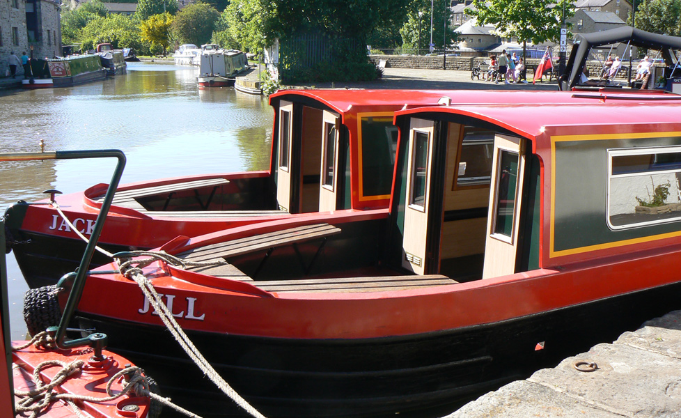 Jack & Jill Moored in Skipton