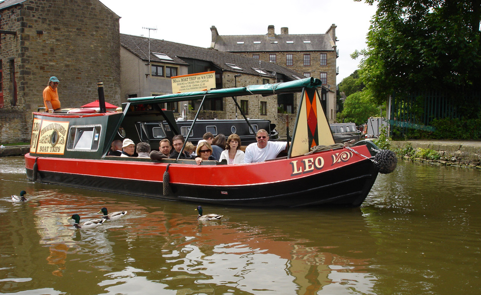 Leo on tour around skipton