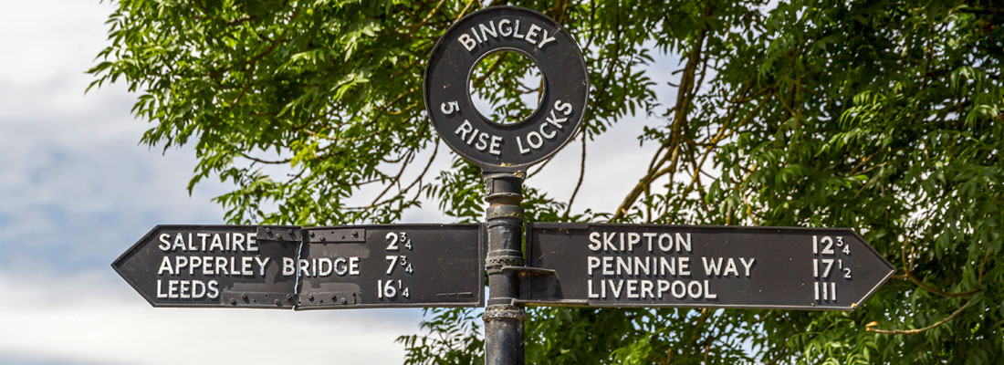 Bingley Five Rise Locks on the Leeds & Liverpool Canal